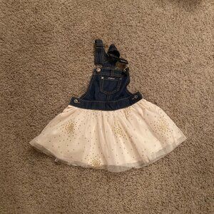 Jordache denim and sparkle dress sz 3T